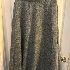 Chaps Classic Gray A-Line Skirt